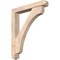 Ekena Millwork Legacy Arts and Crafts Smooth Bracket w/ Offset Brace, Douglas Fir, 5 1/2"W x 34"D x 40"H BKT0604X34X40LEC03SDF - alternate 1
